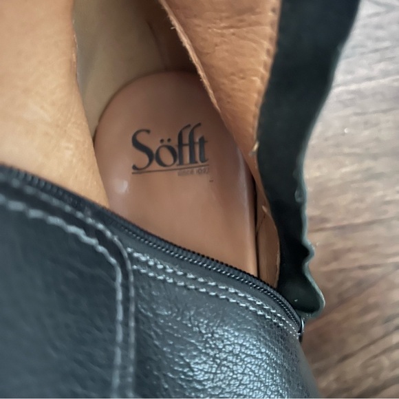 Sofft Sollea Leather Ankle Boots with Silver Side Buckle  | Size 9.5| - Picture 7 of 8